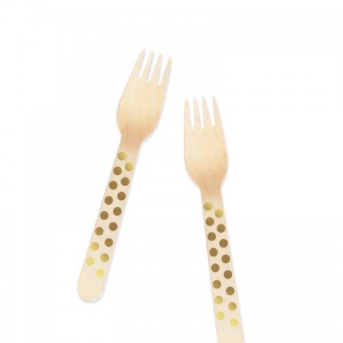 Fork - Polka Gold